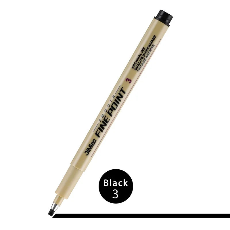 Line Drawing Pen Art Pigment Ink Drawing Waterproof Art Architecture School Supplies Paint Brushes Pinceles Painting Supplies