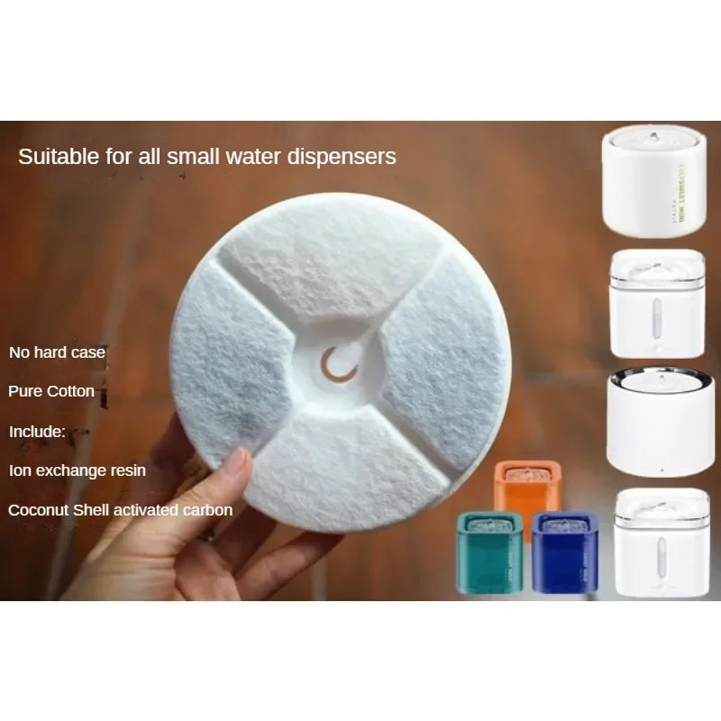 PET Water Dispenser Special Pet Supplies Water Fountain Filter Accessories Filter Automatic Circulation Water Dispenser Filter