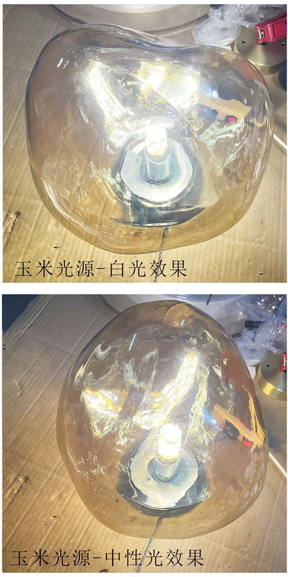 Lava Wall Lamp Glass Background Wall Decorative Nordic Living Room Lamp Bedroom Bedside Lamp Staircase Bar