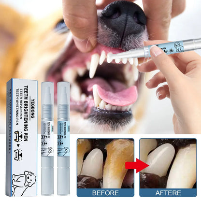 Pet Teeth Cleaning Pen for Dogs and Cats, Tartar and Plaque Cleaning Tools for Cats and Dogs, Pet Teeth Cleaning Pen