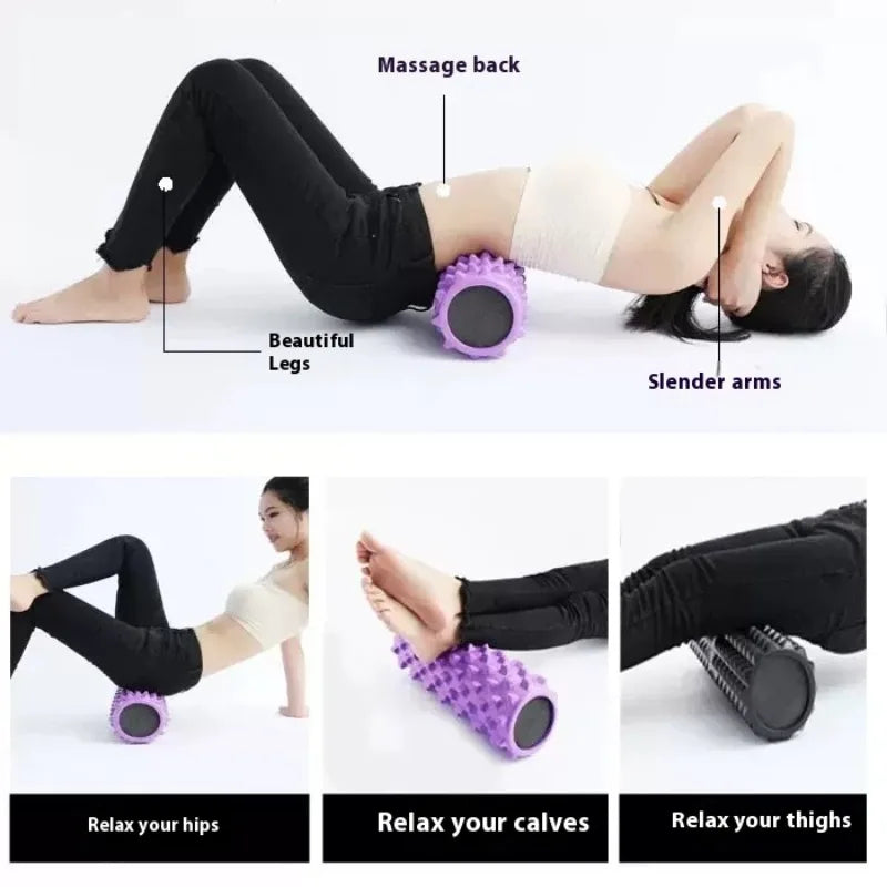 45cm Fitness Foam Roller Yoga Column Muscle Relaxation Massage Roller Pilates Exercicios Equipment Back Roller Massage Stick