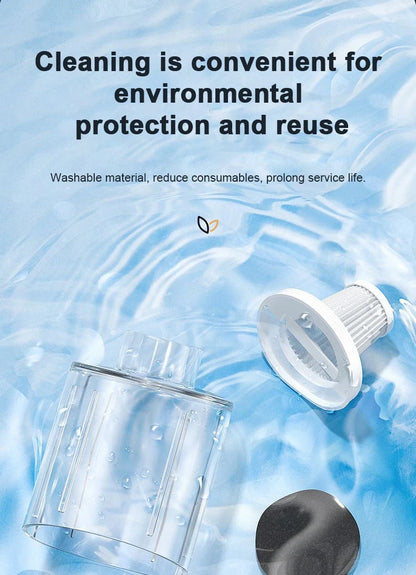 Wireless Handheld Vacuum Cleaner Cordless Handheld Chargeable Auto Vacuum for Home & Car & Pet Mini Vacuum Cleaner 50000Pa