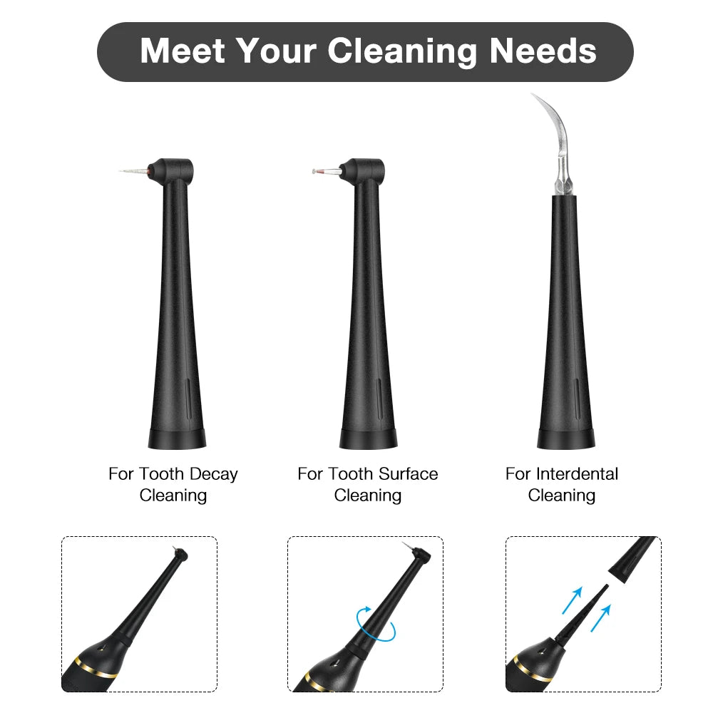 LED Electric Sonic Scaler Toothbrush Set Stains Dental Calculus Remover Tooth Cleaner Teeth Whitening Oral Irrigation Care Tools