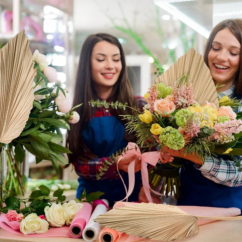 6PCS Dried Palm Leaves Natural Dried Palm Fans,Large Palm Spear For Boho Wedding Decor,Tropical Palm Leaves Decoration Durable S