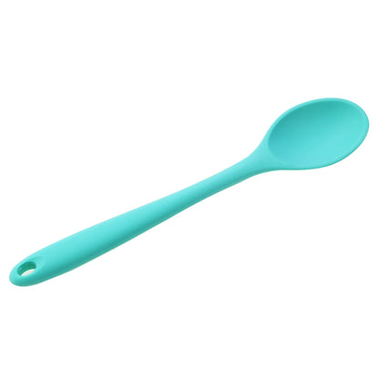 20.8CM Silica Gel Stirring Spoon Integrated Silica Gel Spoon, Kitchen Spoon, Kitchen Utensils, Soup, Spoon Scald Proof