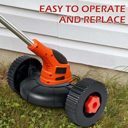 Lawn Mower Accessories Lawn Mower Auxiliary Wheel Support Wheel Adjustable Removable Lawn Mower Head Attachment