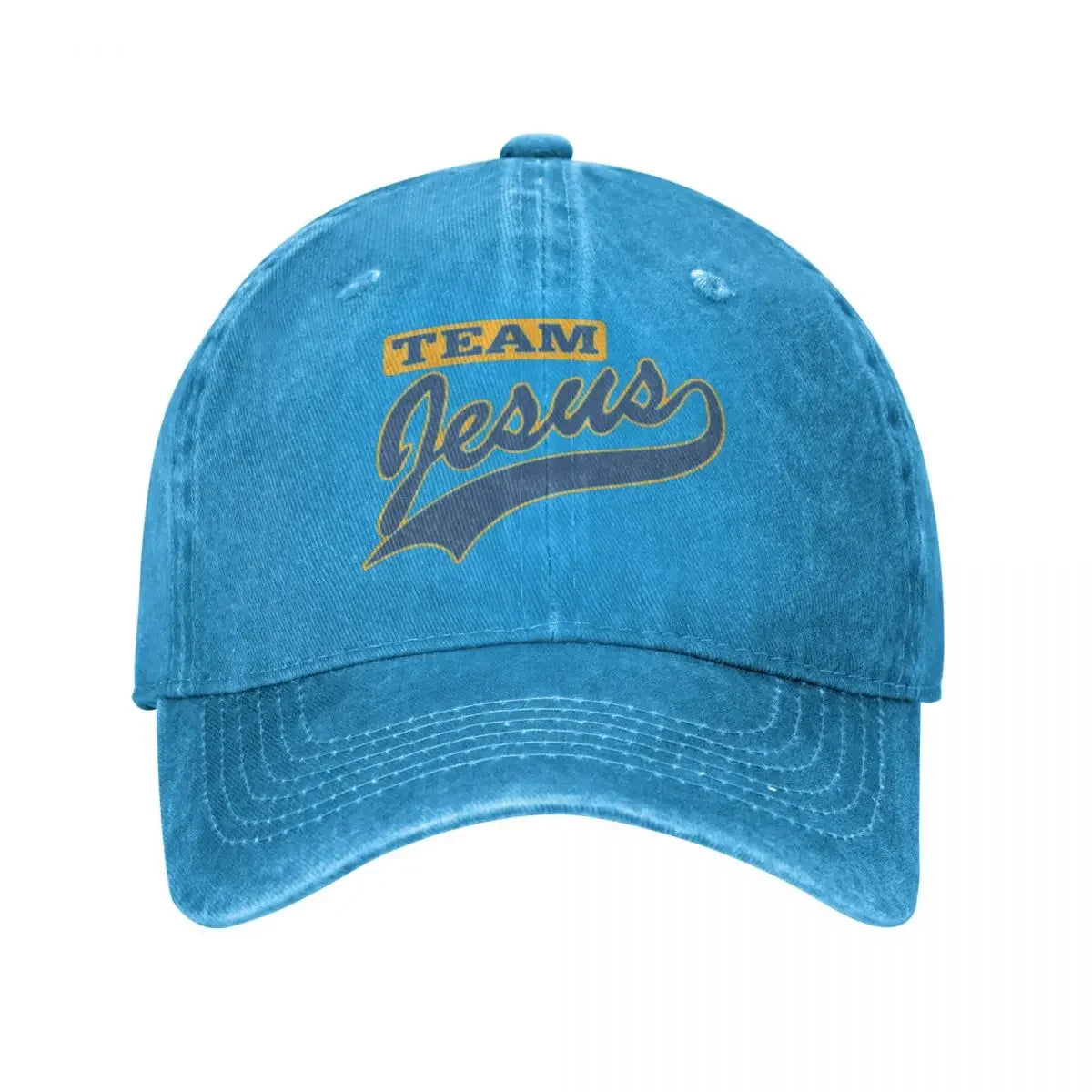 2023 New Christian Team Jesus Denim Baseball Caps Snapback Sun Hat Women Men Cap Hats Summer Hip Hop Casquette