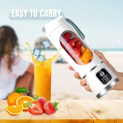 Kitchen Blender Mini Electric Juicer USB Rechargeable Smoothie Milkshake Maker Portable Automatic Fresh Squeezed Fruit Orange