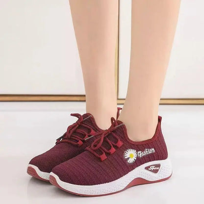 2025 Fashionable Lightweight Women's Spring/Autumn Flats: Comfortable Casual Single Shoes in Cotton Fabric womens shoes