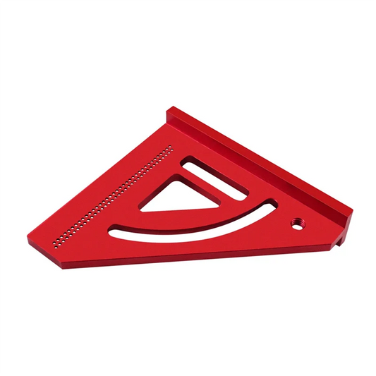 ABKJ-Multi Angle Measuring Ruler,Woodworking Square Protractor,Aluminum Miter Triangle Ruler,Precision Layout Measuring Tool