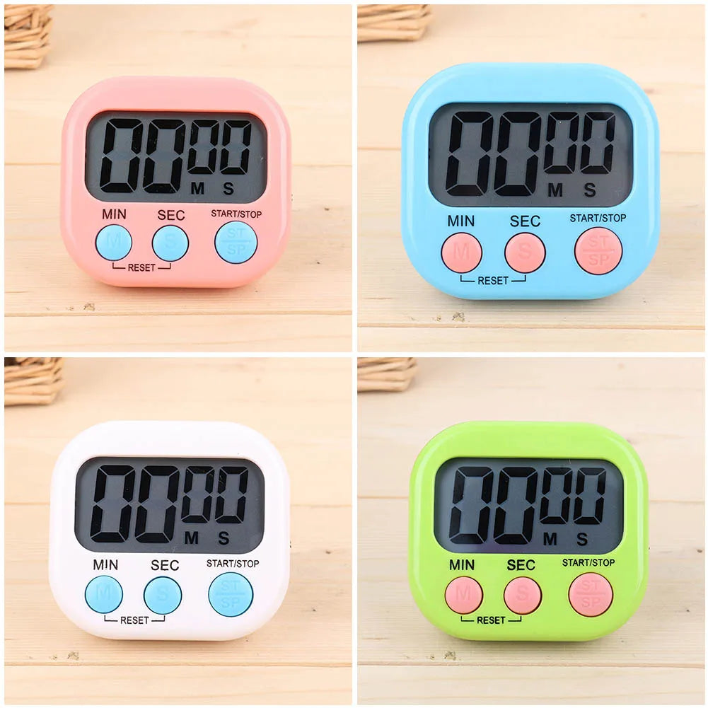 Kitchen Magnetic Digital Timer Egg  Clock Stopwatch Large LCD Digital Loud Alarm Count-Down Up Clock Practical Cooking Gadget