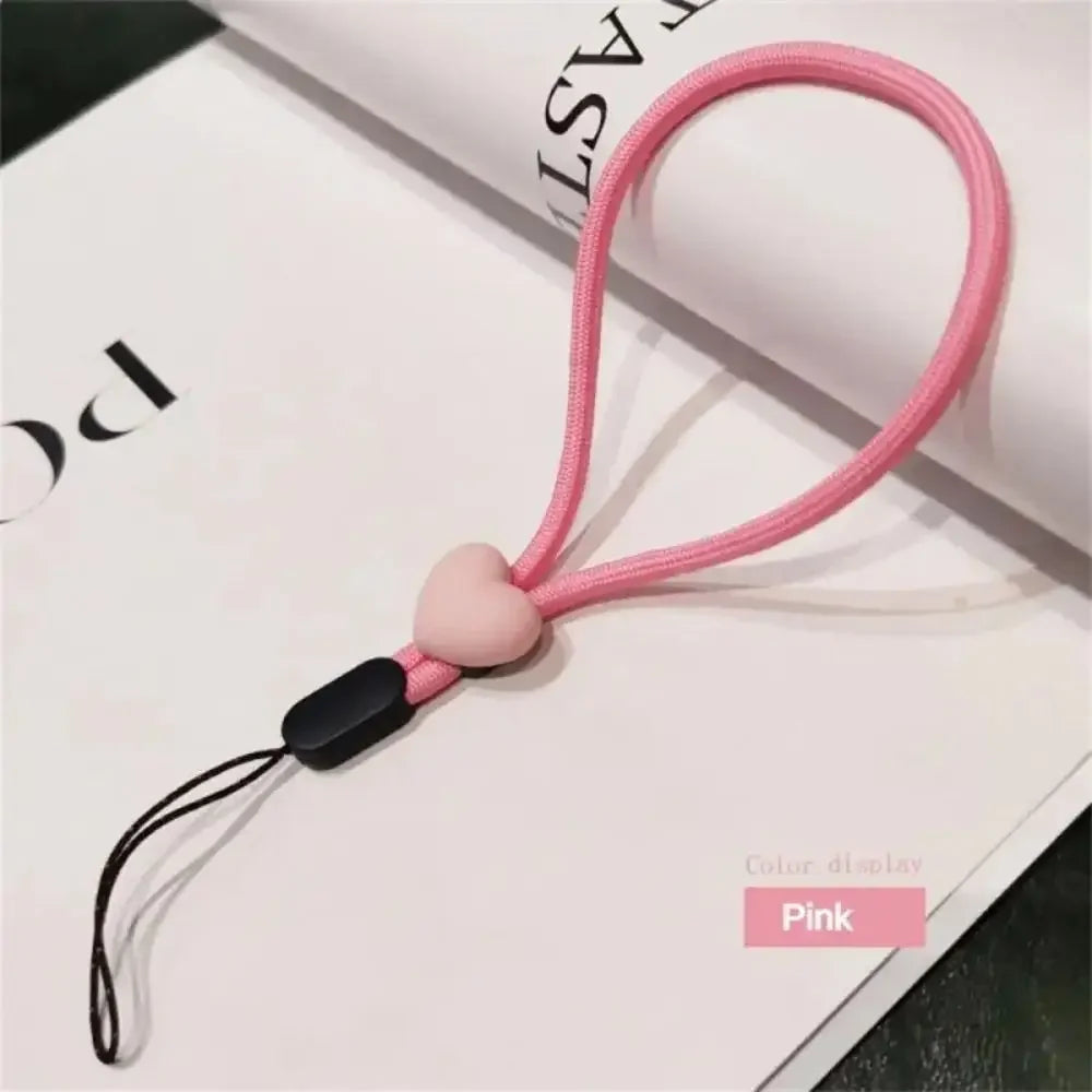 New love Mobile Phone Phone Strap Colorful Adjustable Short Wrist Strap Elastic Mobile Phone Lanyard Phone