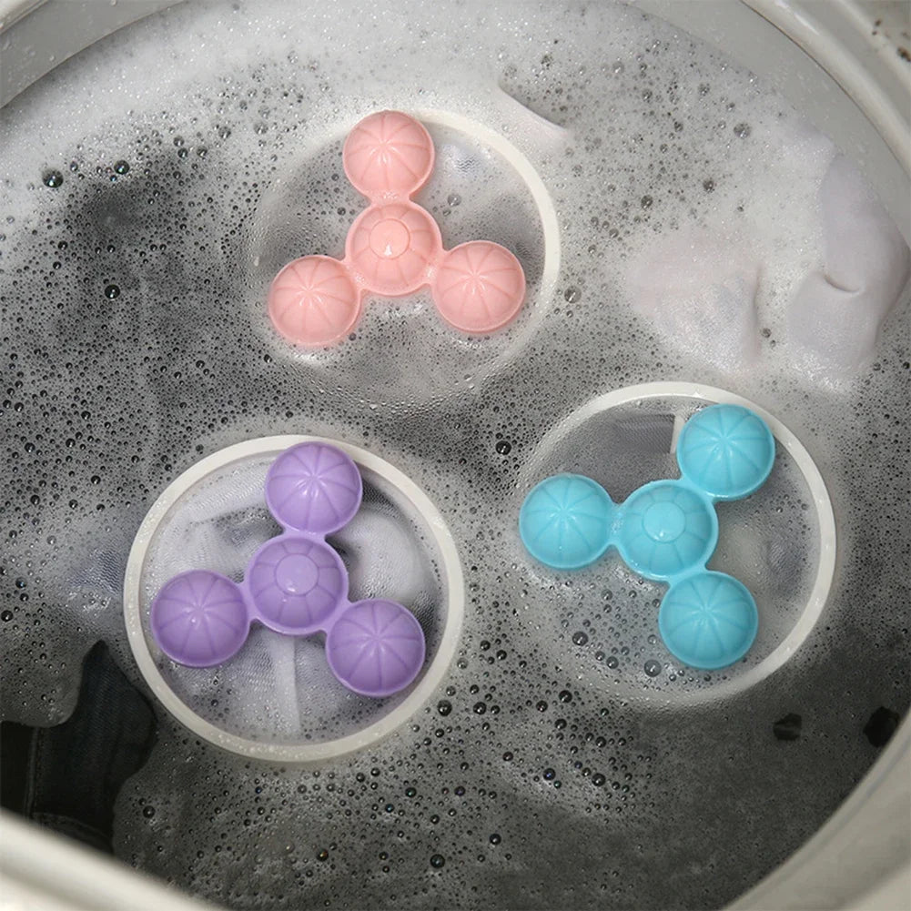 1-10pcs Washing Machine Filter Net Floating Lint Filter Mesh Bag Reusable Pet Hair Catcher Remover Laundry Cleaning Tool