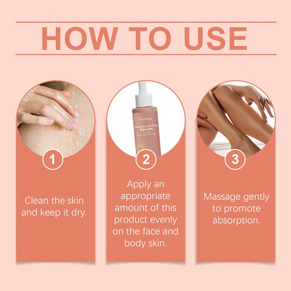 Herbal Sunless Tanning Essence Lasting Absorb Sunlight Natural Skin Sexy Protect Solarium Body Face Bronze Self Tanning Serums