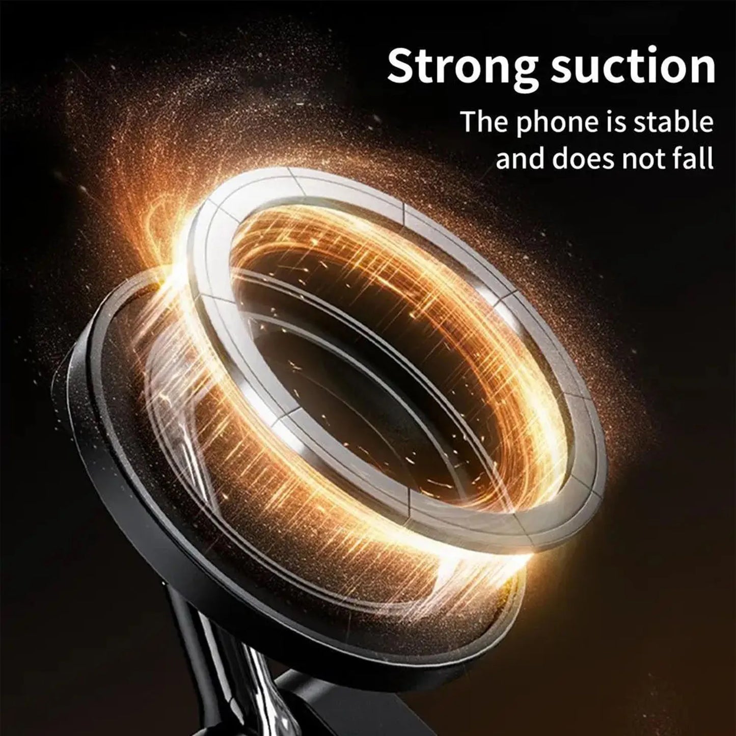 Magnetic Phone Mount Car Phone Holder Mount For Backseat Foldable Smartphones Stand For Calling Navigation GPS Video Recording