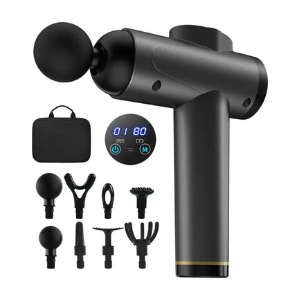 Portable Quiet Massage Gun  Ultra Small & Quiet Muscle Massage Gun USB Charging- for Home Gym Outdoors With one head