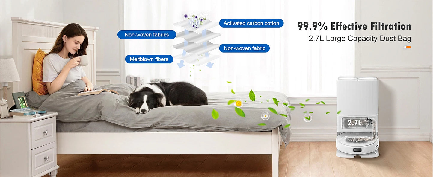 Roborock Qrevo Master / Qrevo Slim Robot Vacuums Cleaner Accessory Main Side Brush Hepa Filter Mop Cloths Dust Bag Spare Part