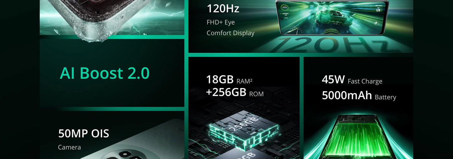 realme 13 5G Smartphone 6.72" 120Hz Display 50MP OIS Camera 120Hz LCD Eye Comfort Display 45W Fast Charge 5000mAh Battery IP64