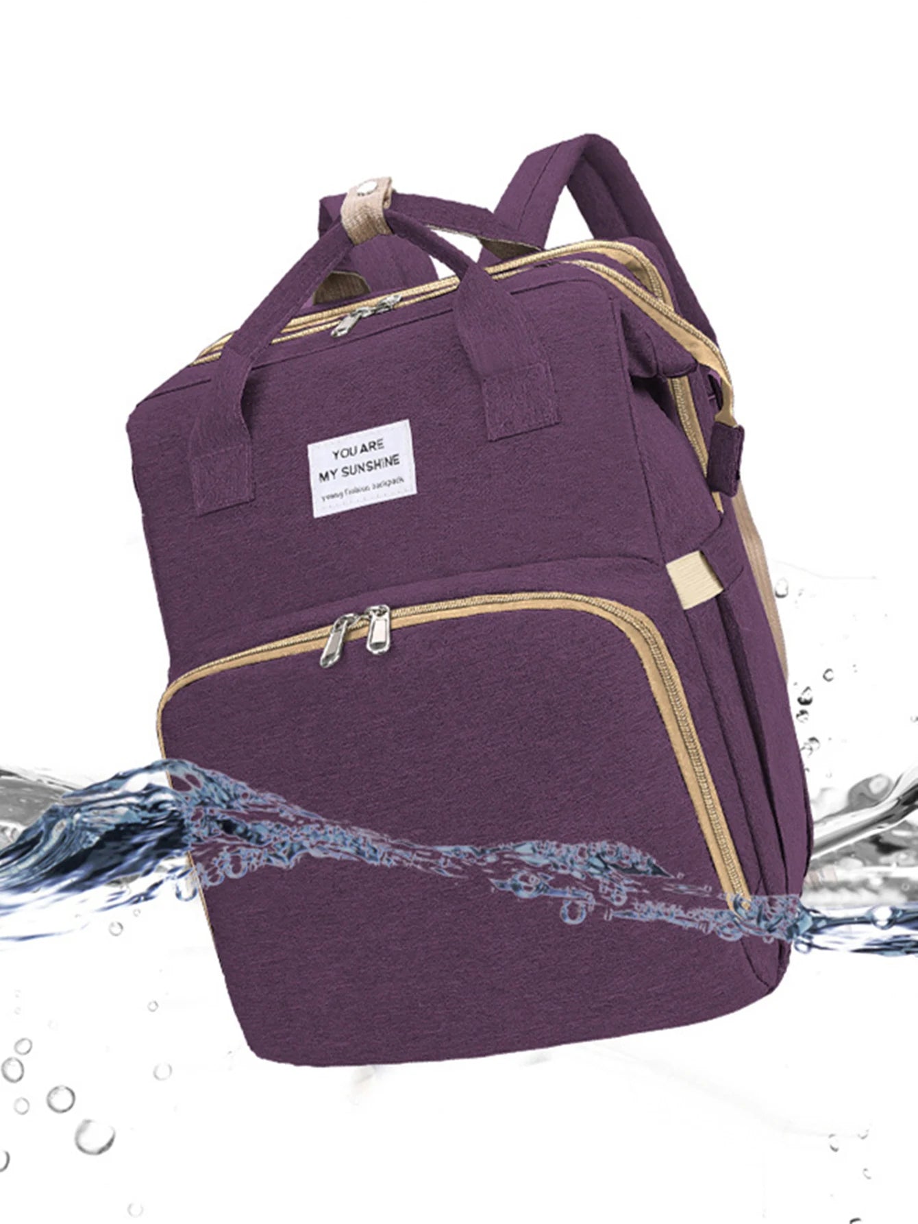 Portable Baby Folding Bed Mommy Bag Folding Mosquito Net Multifunctional Outgoing Portable Mother and Baby Backpack Large Capaci