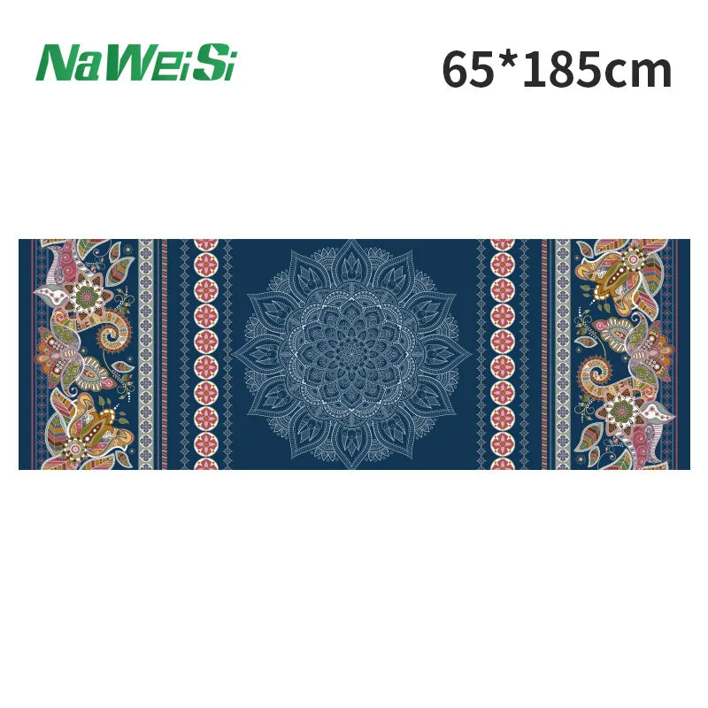 Portable anti-slip Printing Yoga Mat Spread Towels Absorb Sweat Fitness Yoga Towel Yoga Mat Yoga Towel Cooling Towel Ice Towel