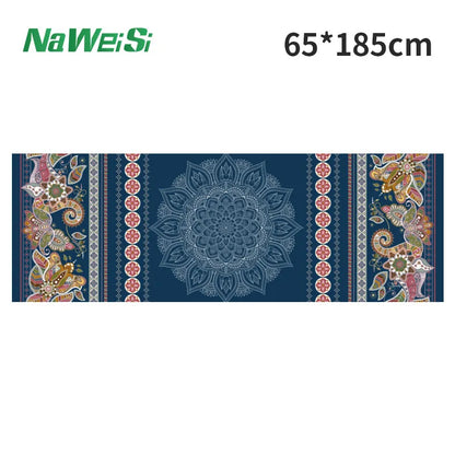 Portable anti-slip Printing Yoga Mat Spread Towels Absorb Sweat Fitness Yoga Towel Yoga Mat Yoga Towel Cooling Towel Ice Towel