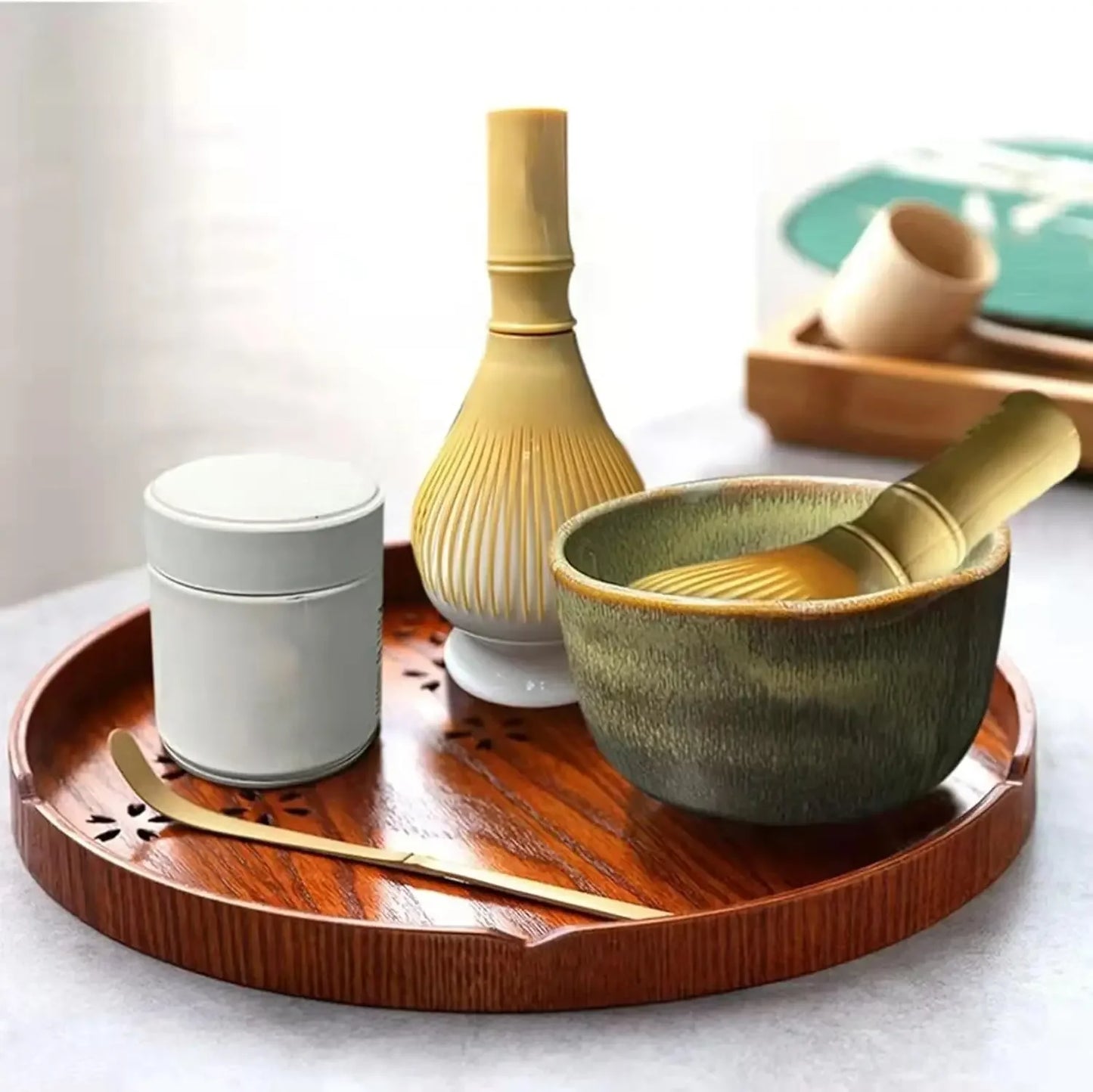 Matcha Green Tea Brushes Traditional Matcha Whisk Reusable Resin Matcha Whisk Chasen Dishwasher Safe Matcha Stirrer