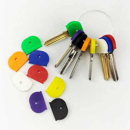 Key Identification Accessories Colorful Key Covers 32-pack Colorful Plastic Key Covers House Key Soft Rubber Key Toppers