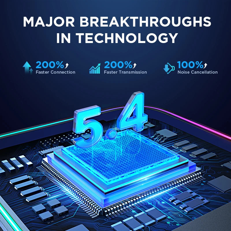 Joyroom Bluetooth 5.4 AUX Car Adapter Stronger Dual Mics & Noise Cancellation Bluetooth Receiver For Car Music/Hands-Free Calls