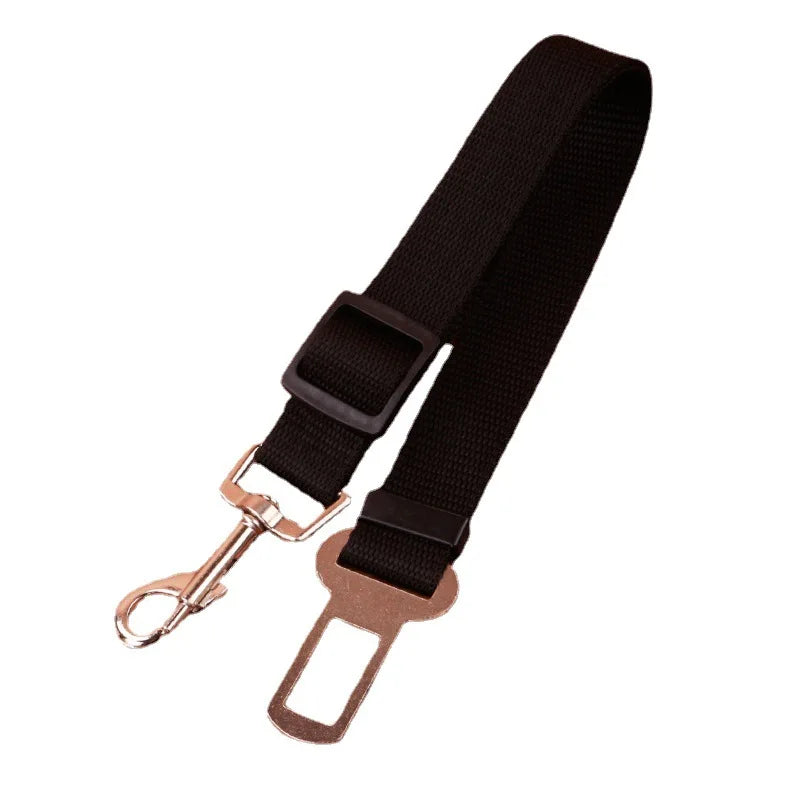 Car Seat Belt Pet Seat Adjustable Vehicle Pet Cat Dog Harness Lead Clip Safety Lever Traction Collars Dogs Accessoires