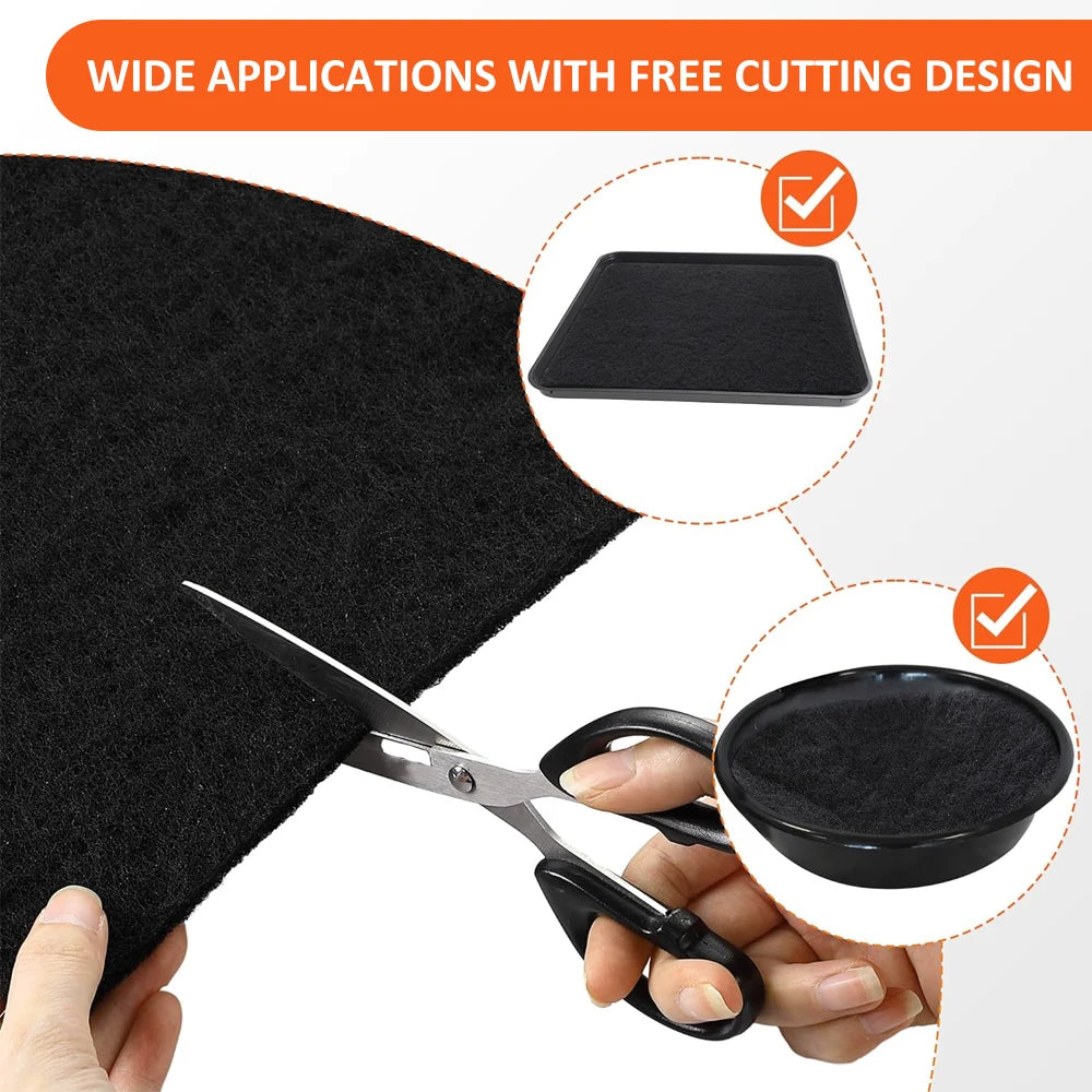 38cm Oil Drain Splash Pad, 2 Pcs No Splatter Pad Round Pad for Car Changing Oil Transmission Drain Pan