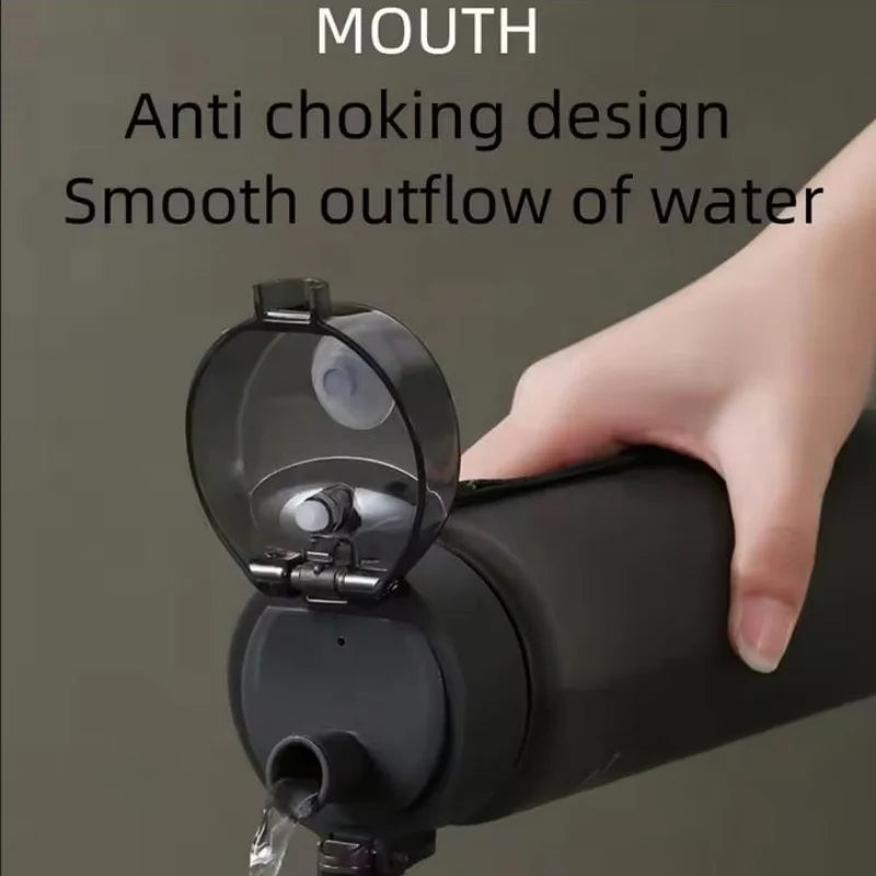 400ml 560ml Sports Water Bottle High Capacity Plastic Fitness Portable Durable Camping Hiking Workouts Outdoor Sports Cups