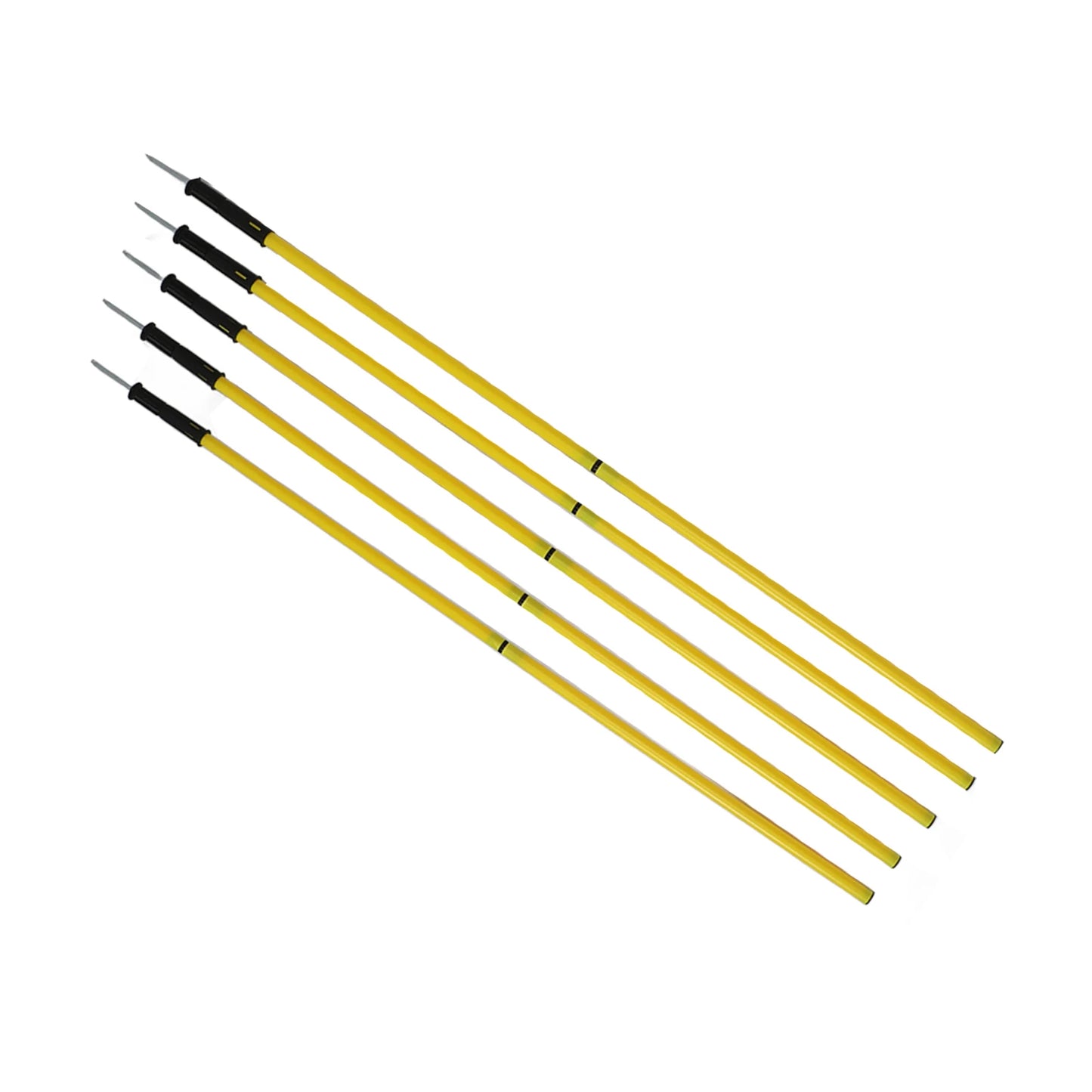 Soccer  Poles Set Yellow  Poles 1.5m  Training Poles Soccer Training Sports  Poles with Base Buckles