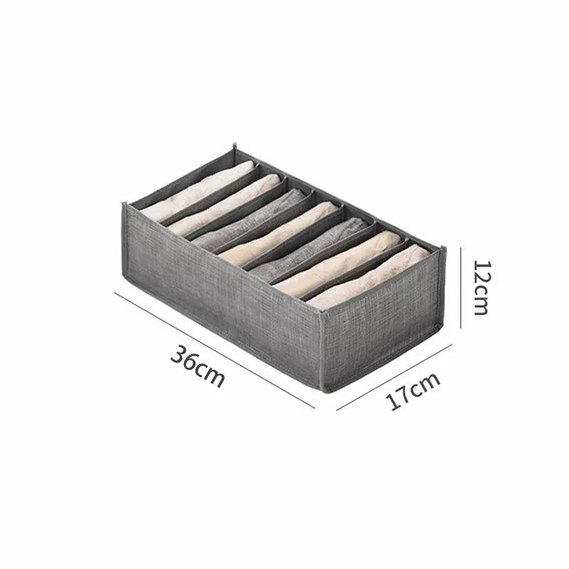 Closets Clothes Organizer Pants Jeans Storage Box Cabinet Organizer Drawers Underwear Socks T-Shirt Wardrobe Storage Organizers