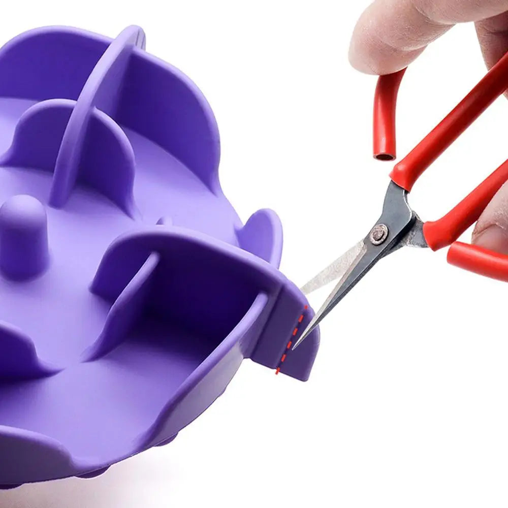 Pet Bowl Slow Feeder | Silicone Dog Slow Feeder Bowl Large Breed | Pet Slower Food Feeding Dishes Interactive Bloat Stop Dog Bow