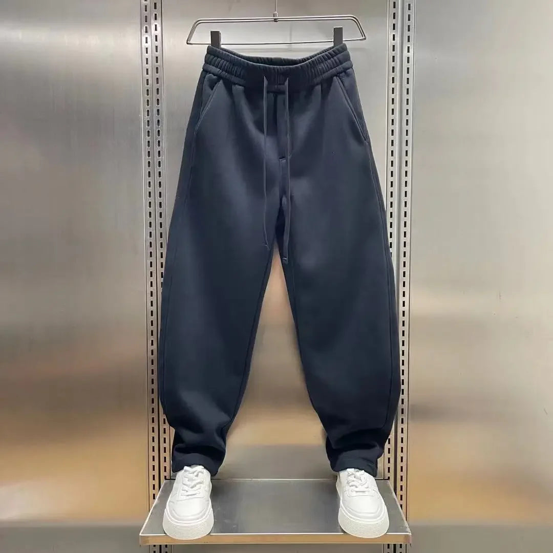 Outdoor Joggers Sweatpants Solid Color Casual Trousers High Quality Cotton Men's Brand Pants