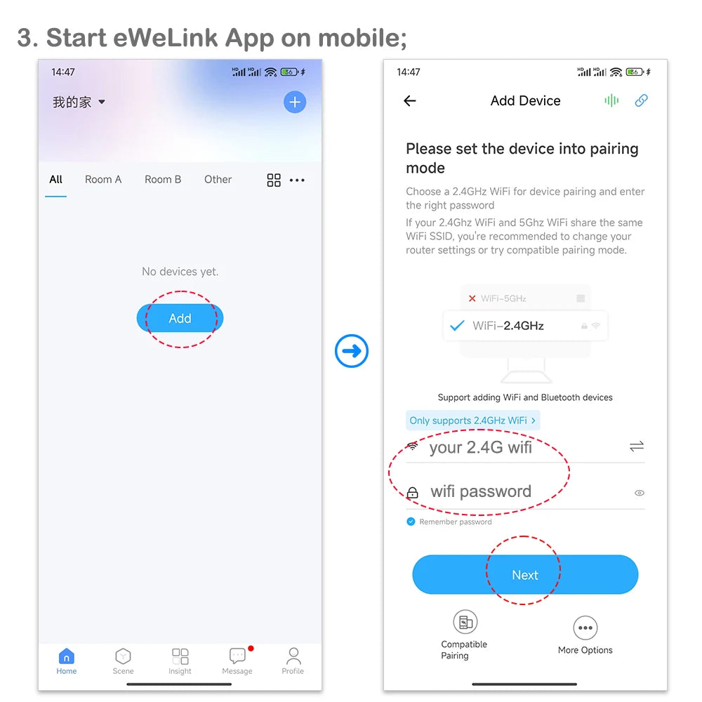 eWeLink Smart Switch with Power energy Monitoring Timer Switch App Monitoring Current  Voltage Consumption