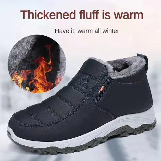 Men's Shoes Autumn Winter Casual Cotton Warm Wear Resistant Chunky Sole Affordable Free Shipping