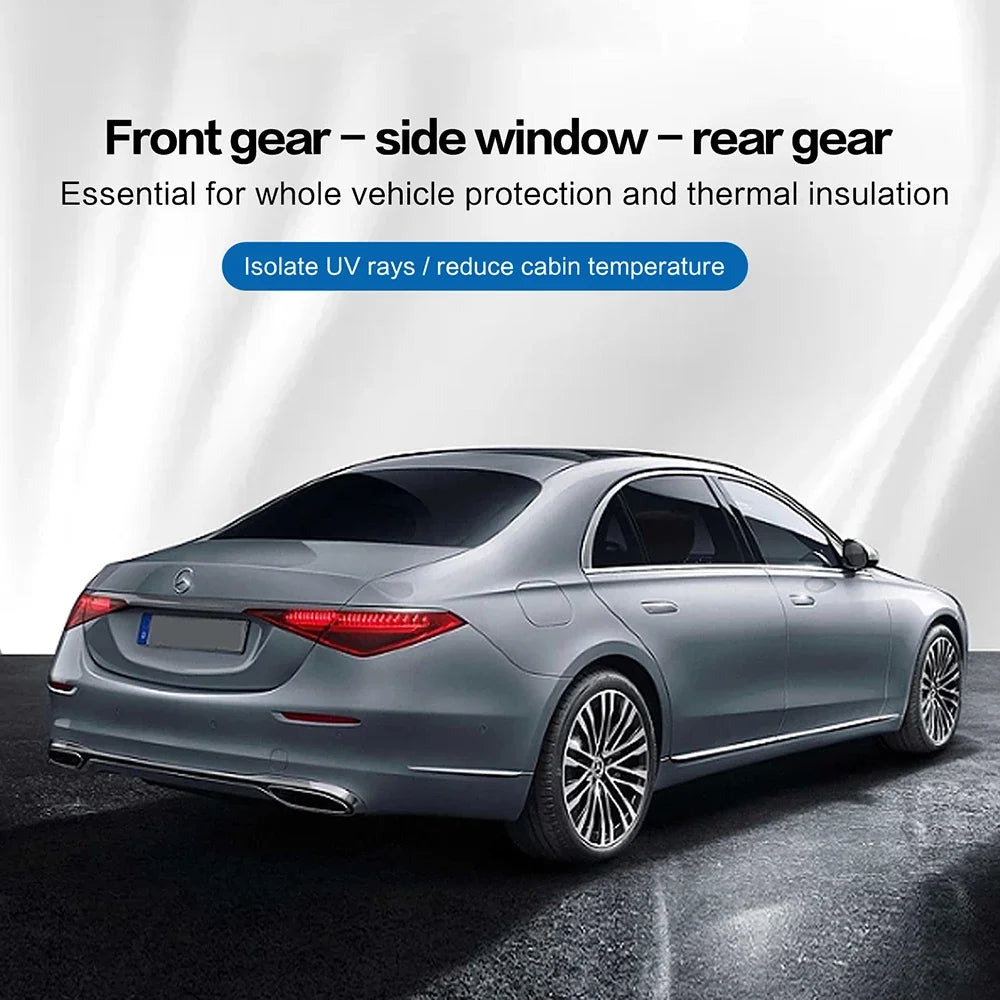 50/75x3/6m Car Anti Look Window Privacy Tint Film Auto Vinyl Anti Look Dark Glass Sticker Foil Ceramic UV Protector Mirror Films