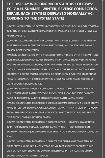 Car Battery Charger 12V 10A 24V 5A Automotive Digital Display Detection Pulse Repair Car Chargers Motorcycle Car Accesorries