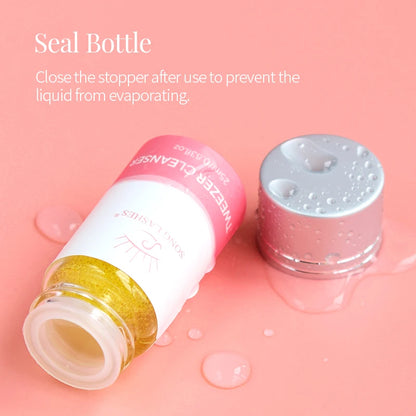 SongLash 25ml Eyelash Tweezers Cleanser Lash Glue Extension Supplies Sponge Eyelash Extension Cleaner Makeup Tools
