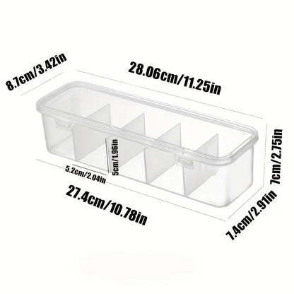 Large Capacity Cable Management Box with Lid Multipurpose Plastic Storage File Box Rectangle Organizer Home Desk Organization