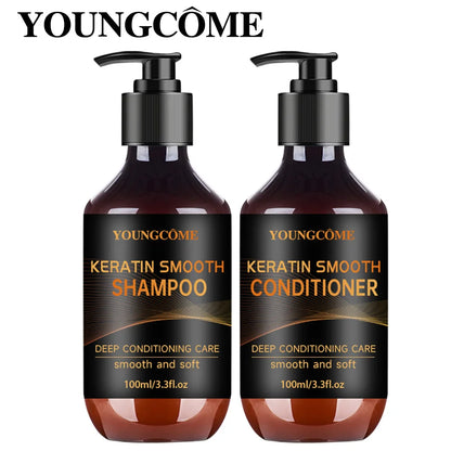 Collagen Keratin Hair Mask shampoos Dual Oil Control Moisturizer Conditioner Soft Smooth Frizz Damaged Repair Revitalize Hair