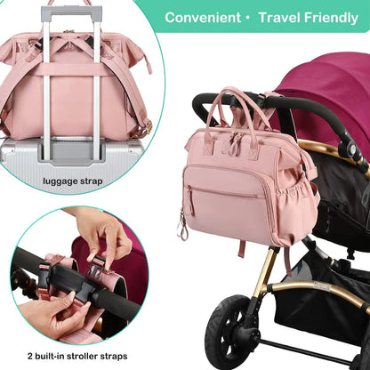Large Capacity Diaper Bag  Backpack for Women Totes Baby Diaper Nappy Bags Shoulder Cotton Ladies Maternity Shopping Bags
