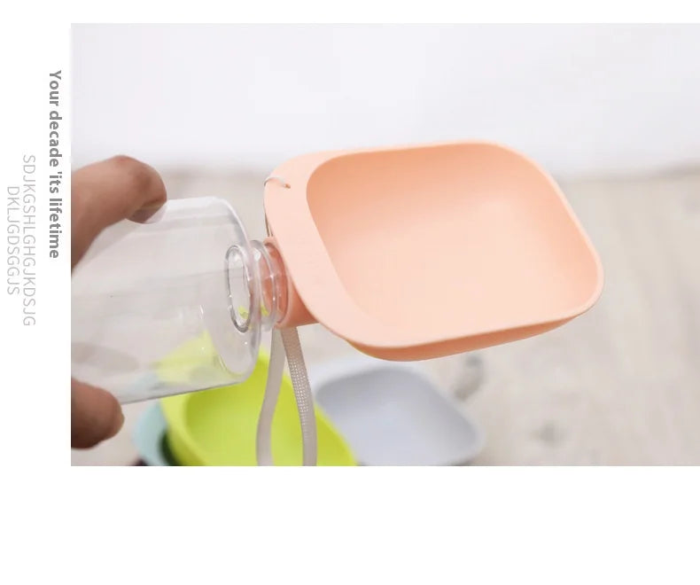 Dog Travel Water Bottle Portable Pet Dog Water Bottle Drinking Water Feeder for Dog Cat Outdoor Water Bowl Bottle Pet Supplies