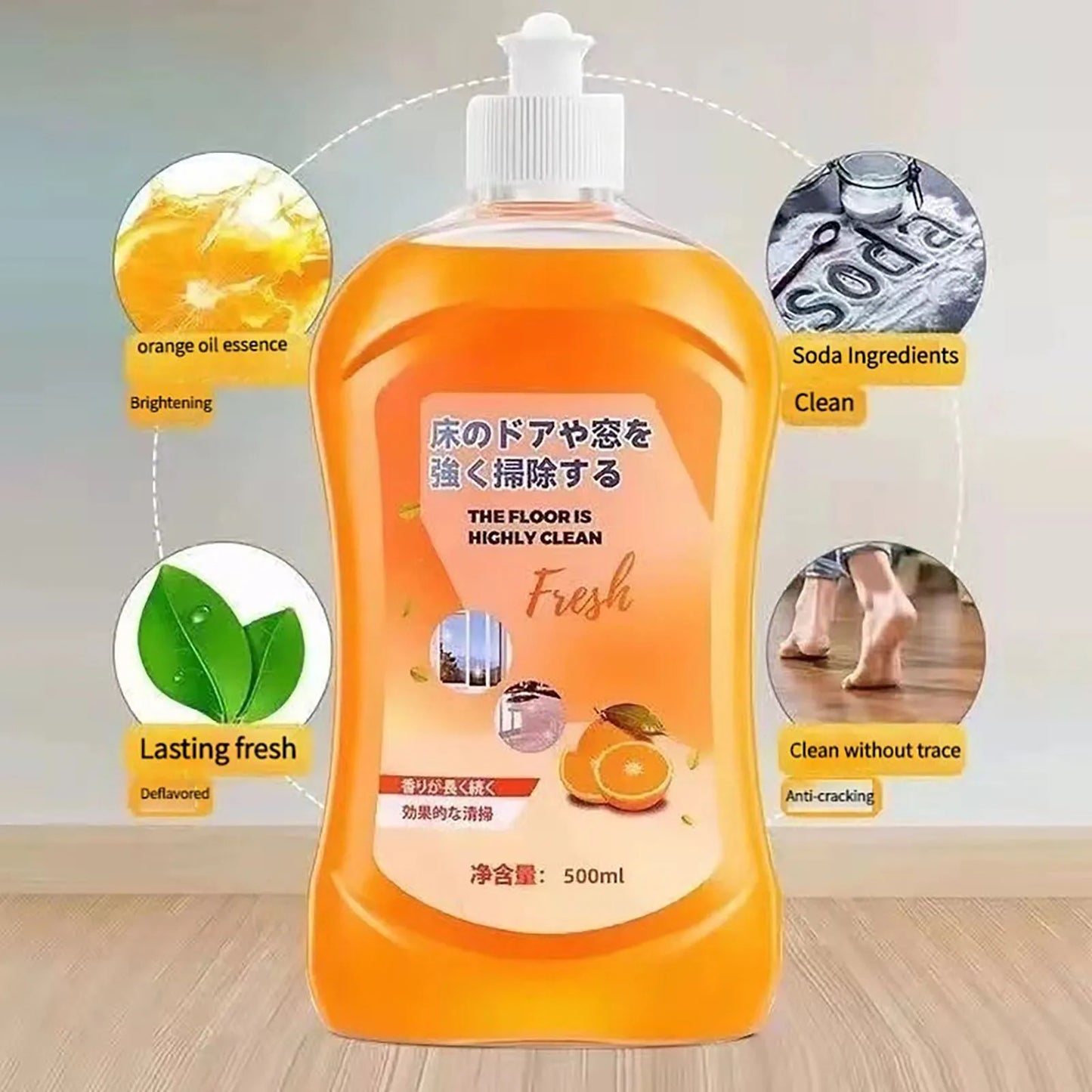 Floor Cleaner Wood Flooring Polish Floor Tile Cleaner Decontamination