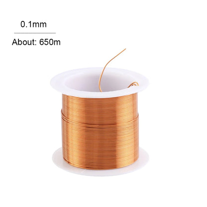 50g copper wire diameter 0.1~0.35mm length about 55m-650m cable copper wire wire copper paint wire enameled copper winding wire