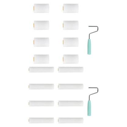 9pcs Paint Roller set Mini Foam Rollers Upgrades for Detailed Work & Small Areas 601A