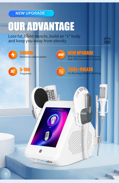 NEW 200HZ EMSzero Roller Slimming Cellulite Reduction Inner Ball Roller 360 Degree Infrared Vacuum Roller Massage Beauty Machine