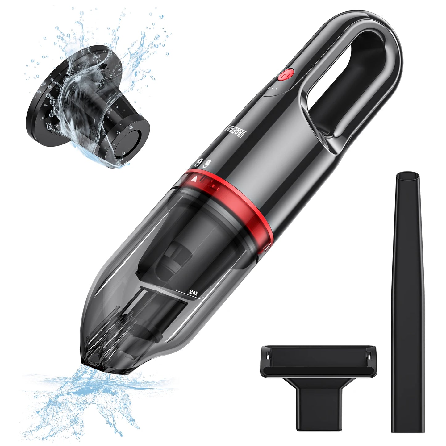 Portable Support Clean Liquid Wet and Dry Handheld Wireless 8000Pa Auto Vacuum High-power Vacuum Cleaner For Home Pet Car
