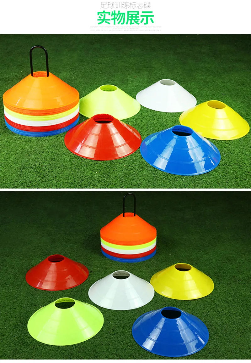 Soccer Cones Set Football Training Equipment for Kid Pro Disc Cones Agility Exercise Obstacles Avoiding Sports Accessories